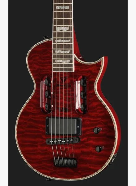 Traveler Guitar LTD EC-1 See Thru Black Cherry, lähikuva 4