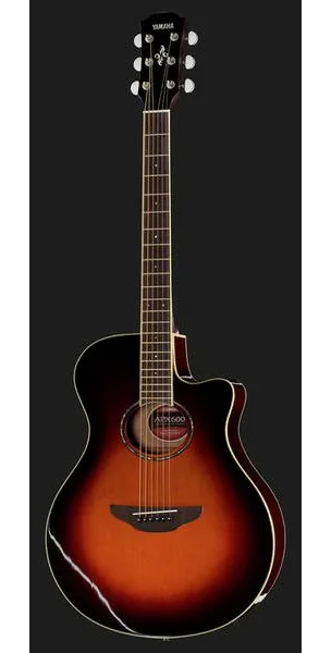 Yamaha APX 600 Old Violin Sunburst, lähikuva 2