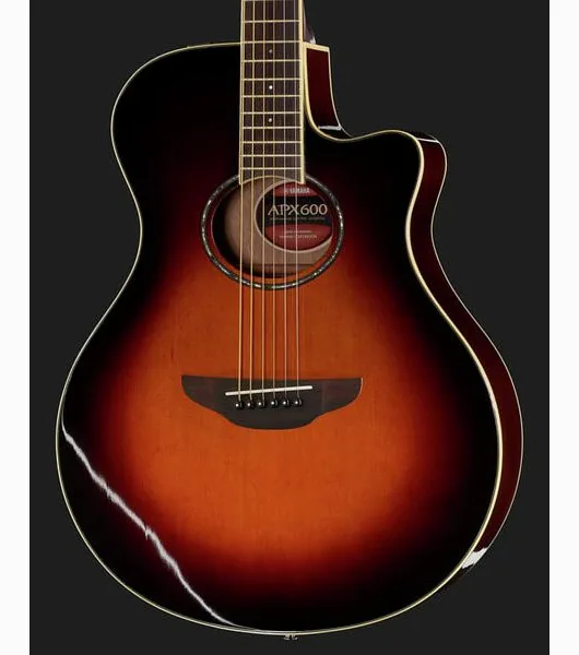 Yamaha APX 600 Old Violin Sunburst, lähikuva 4